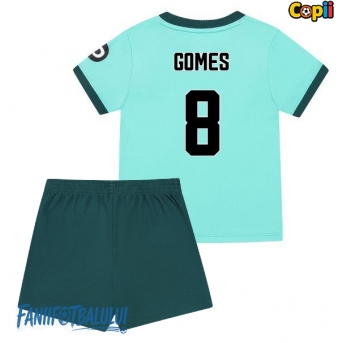 Wolves Joao Gomes #8 Echipament de Fotbal Replică 2025-26 Copii Deplasare (+ Șorturi)